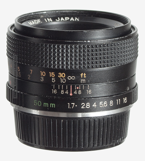 YASHICA 50 mm f/1.7 ML - Prueba - Review - Test